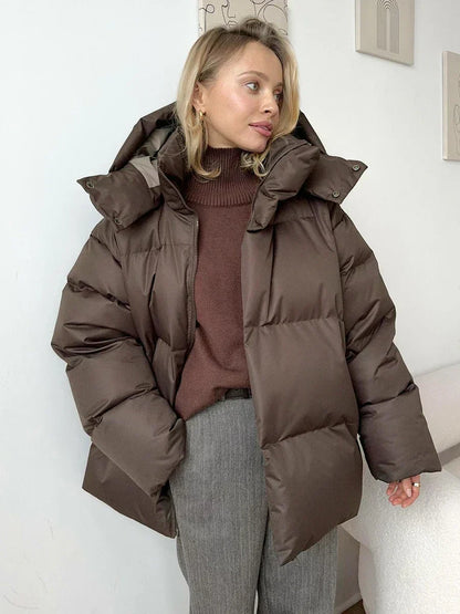 Morgana – Chaqueta acolchada oversize con capucha