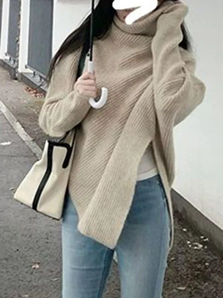 Beléna | Cuello alto irregular