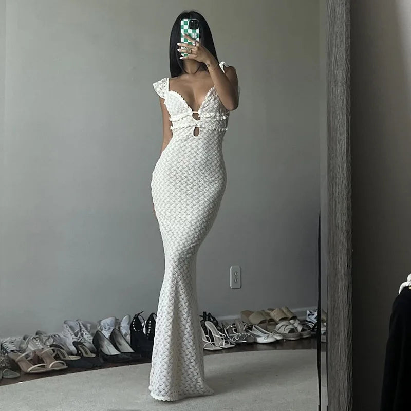 Zaira | Femme Elegante Vestido de Punto de Vacaciones
