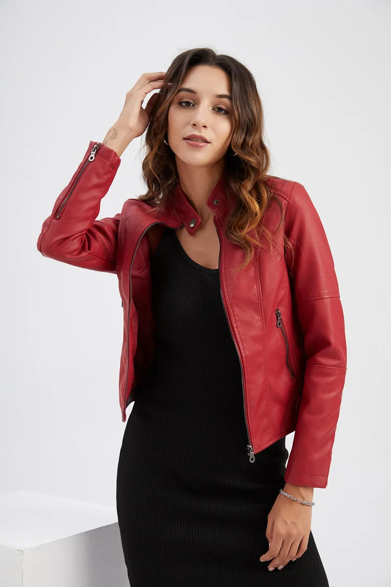 Ghiyermina | Chaqueta de cuero moderna y audaz