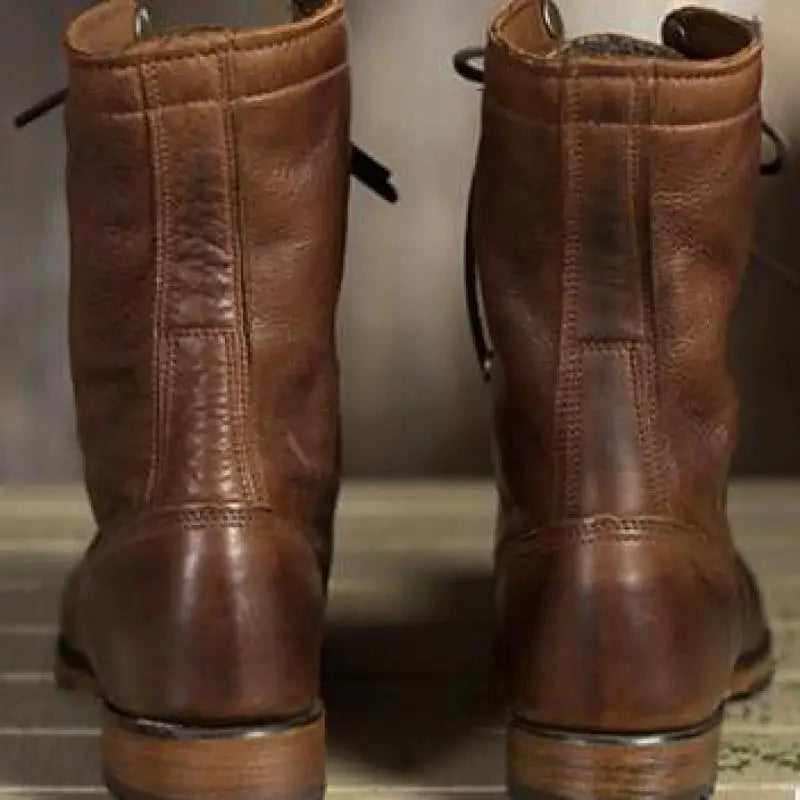 Camila – Botas de cuero para mujer con forro cálido