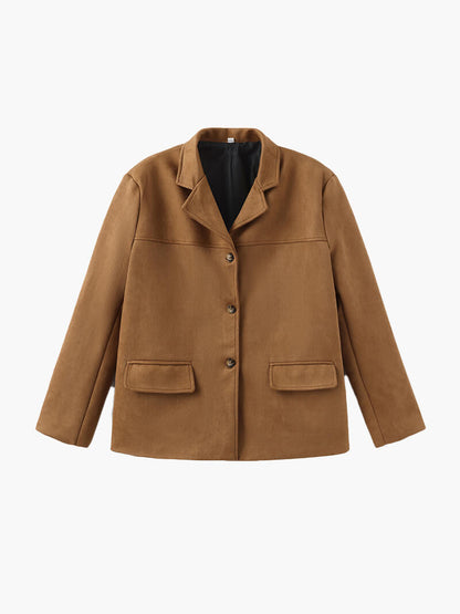 Lucía - Chaqueta Mujer De Pana Con Bolsillos Y Botones