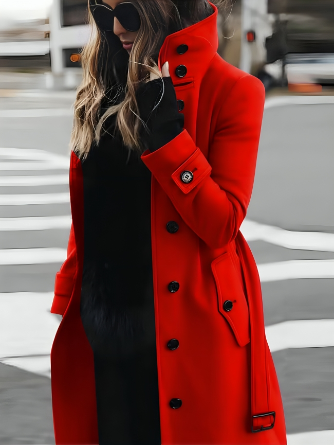 Amaranta – Abrigo largo elegante de invierno