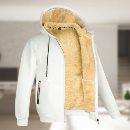 Fhedérico | Chaqueta de invierno casual para hombre con capucha y forro polar