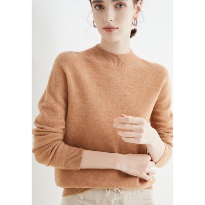 Isabella - Suéter mujer cuello redondo con manga larga