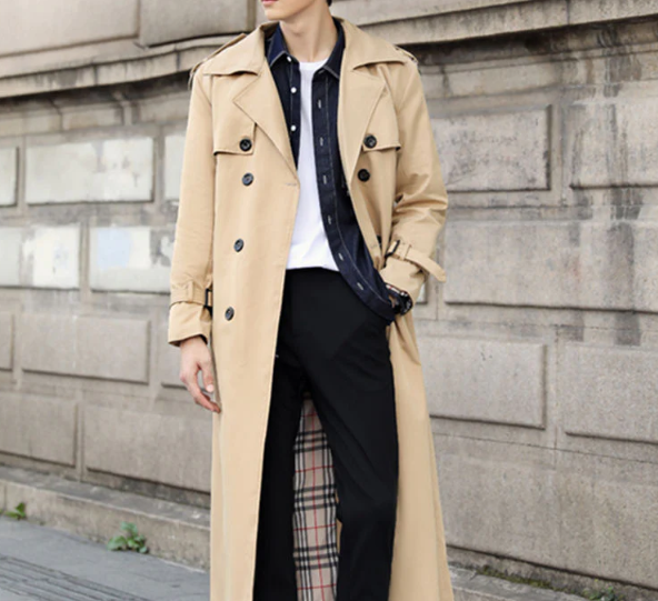 Vicente | Abrigo trench para hombre