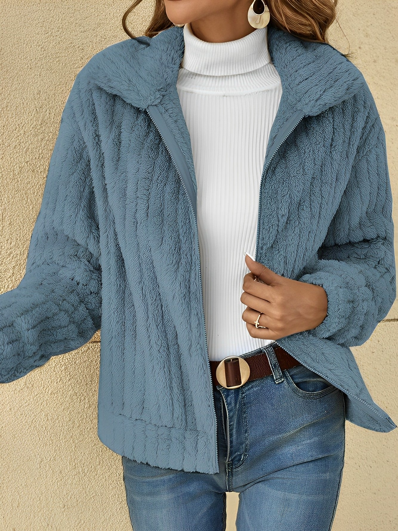 Nora – Chaqueta Teddy de Invierno para Mujer