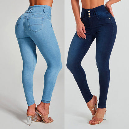 Camila | Jeans ajustados de mujer con efecto moldeador y realce de cadera