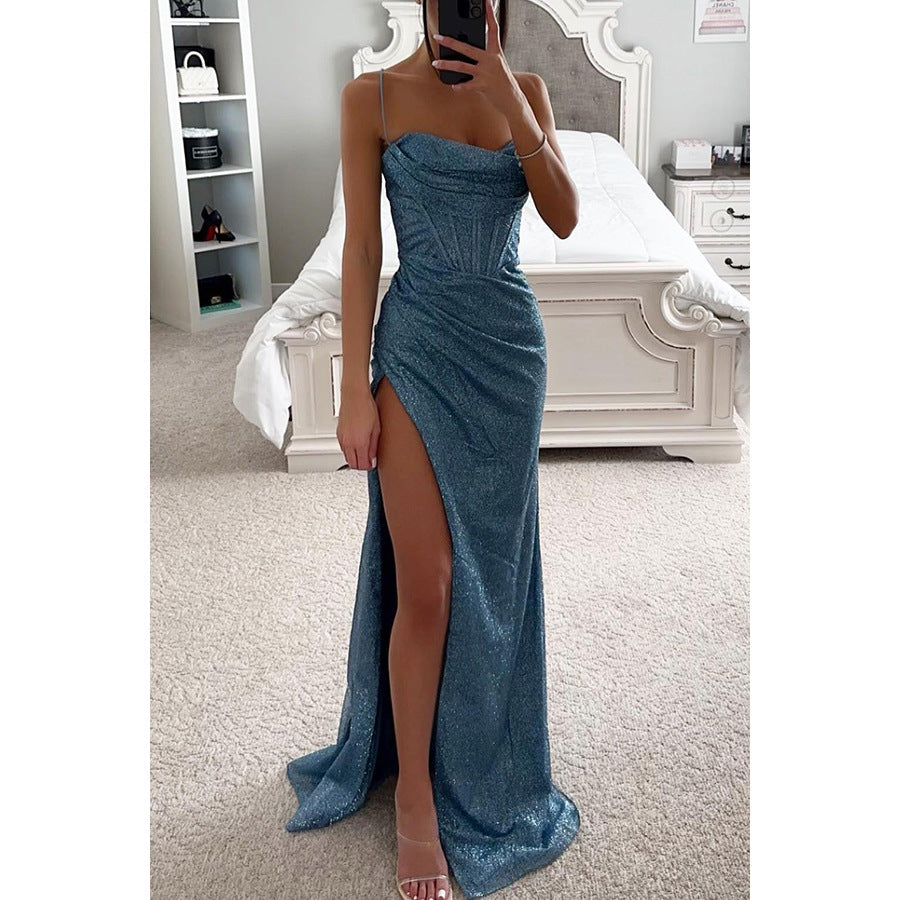 Daniela - Maxi vestido de fiesta con abertura