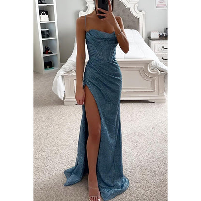 Daniela - Maxi vestido de fiesta con abertura