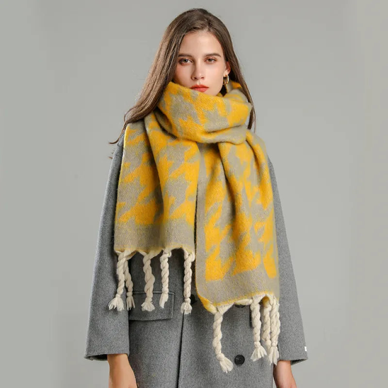 Isabeau | Bufanda de invierno para mujer, cachemira, pashmina cálida