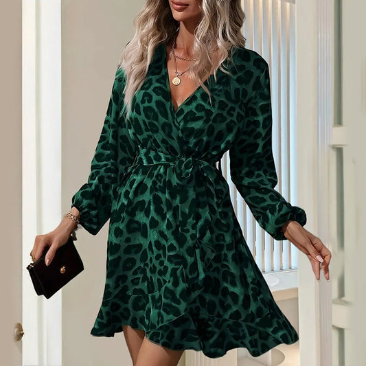 Diana - Mini vestido animal print