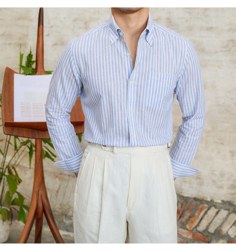 Anton - Camisa de rayas con botones