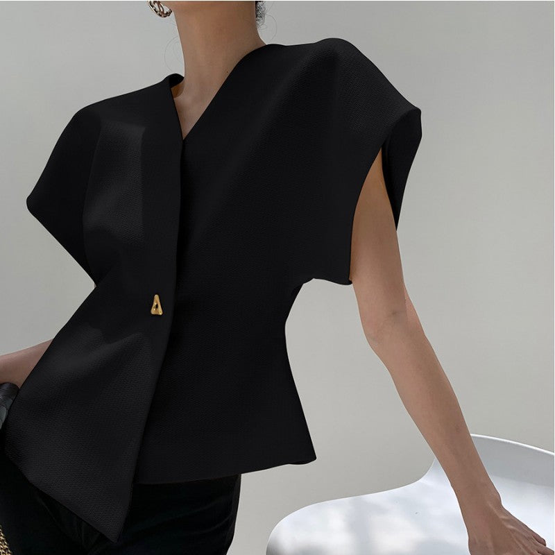 Renata - Blusa estructurada sin mangas