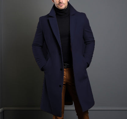 Rodrigo - Elegante abrigo largo de lana