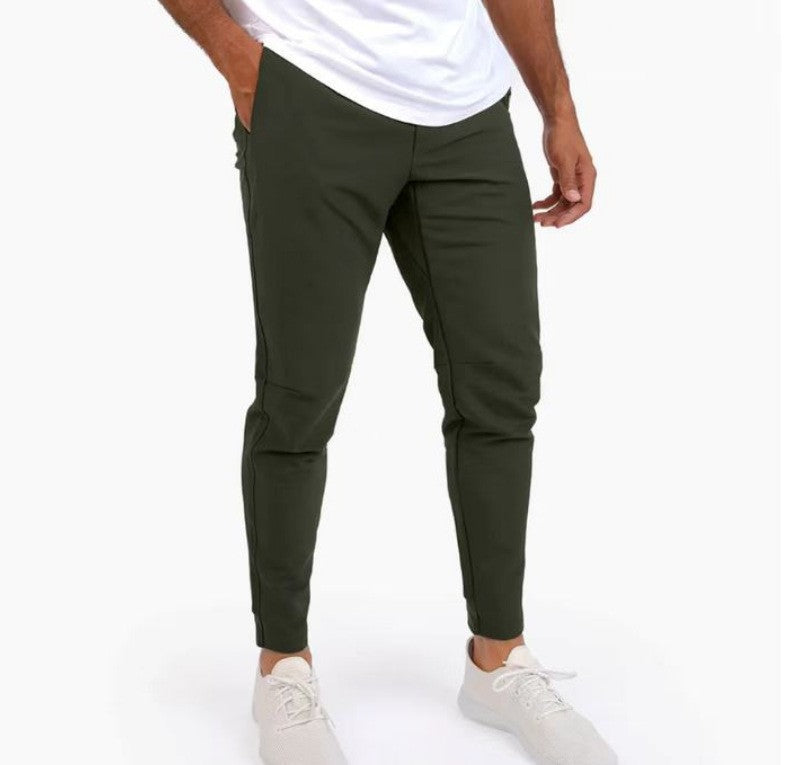 Uryel | Pantalones de ocio de seda fría para hombre