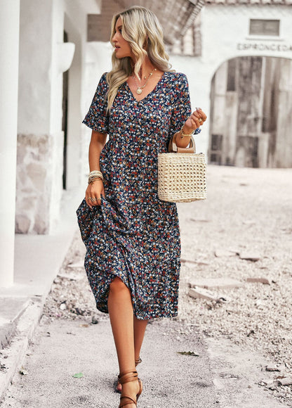 Seryne | Vestido elegante de mujer con escote en v