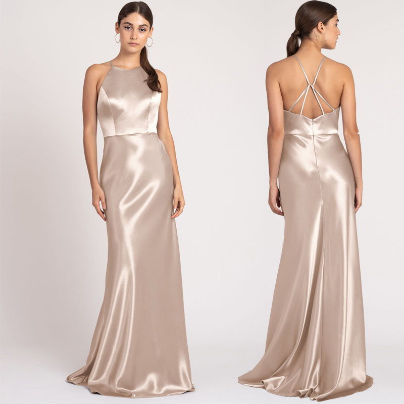 Eulalia | Vestido de satén elegante para damas de honor y hermanas