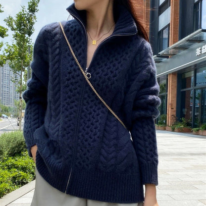 Xyllynah | Chaqueta de punto con cuello alto