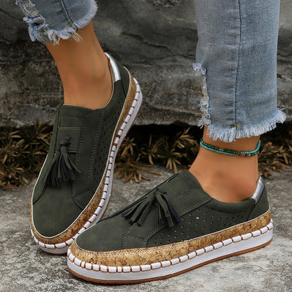 Lila - Zapatillas casual con borla