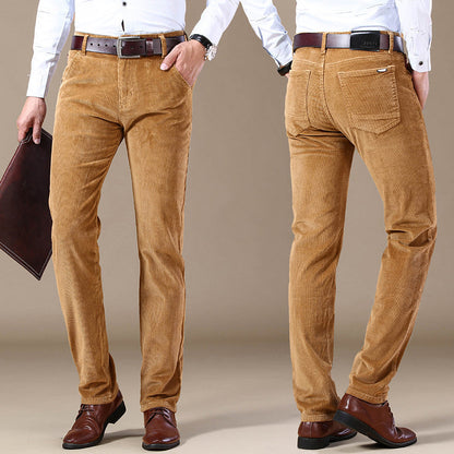 Andrés - Pantalón hombre pana slim fit casual