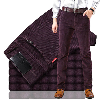 Andrés - Pantalón hombre pana slim fit casual