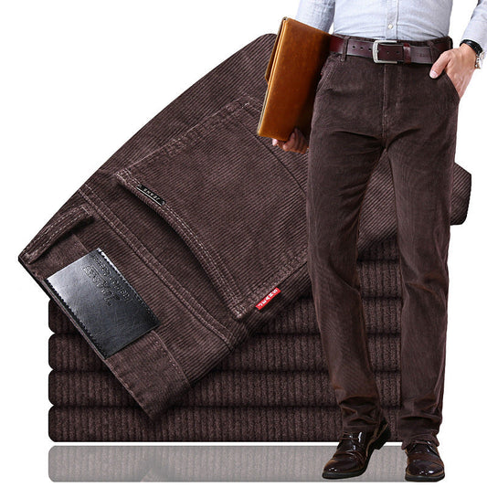 Andrés - Pantalón hombre pana slim fit casual