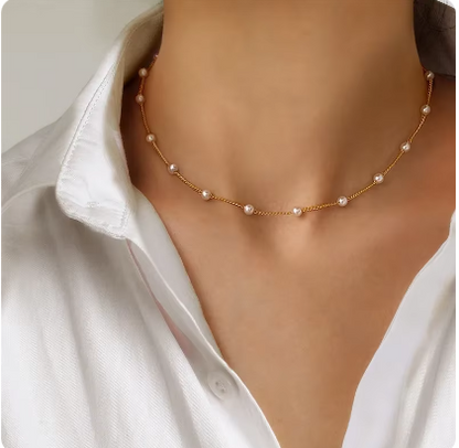 Zuleyka | Collar tipo choker de perlas