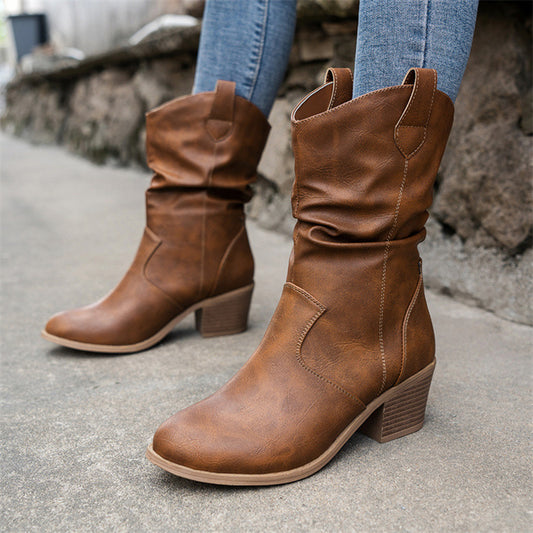 Arabella - Botines western de tacón medio