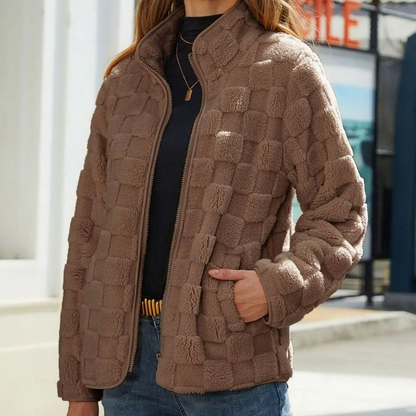 Daniela – Chaqueta Acolchada de Pelo Suave