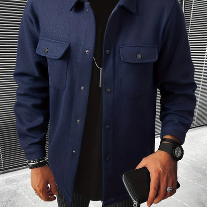 Fernando - Camisa de lana con botones