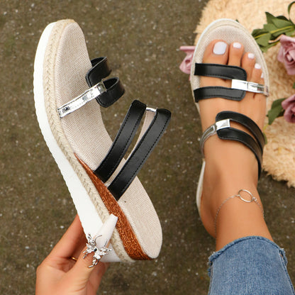 Mireya - Sandalias de cuña con plataforma