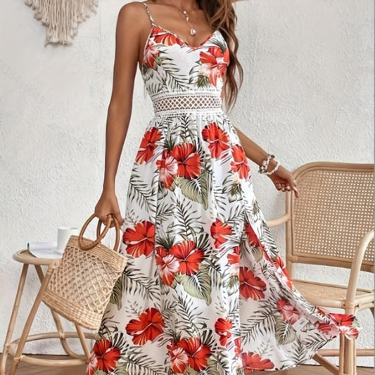 Liana - Vestido largo floral de verano boho