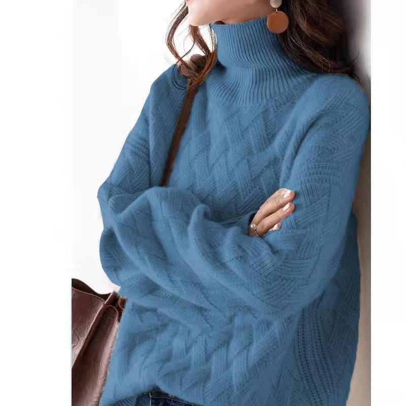 Roselyn - Jersey de cuello alto de lana