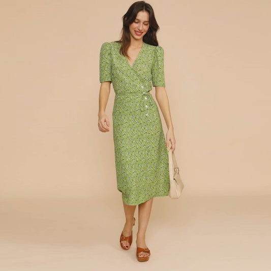 Lina - Vestido midi floral
