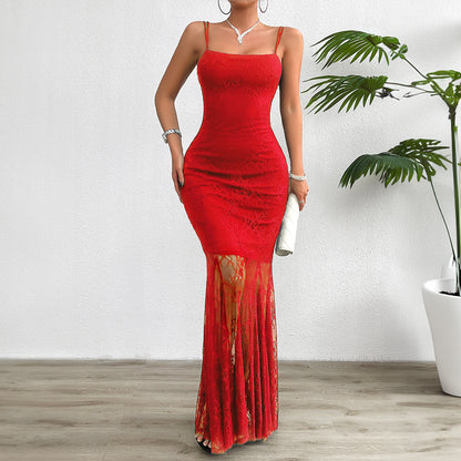 Valentina - Vestido de encaje largo
