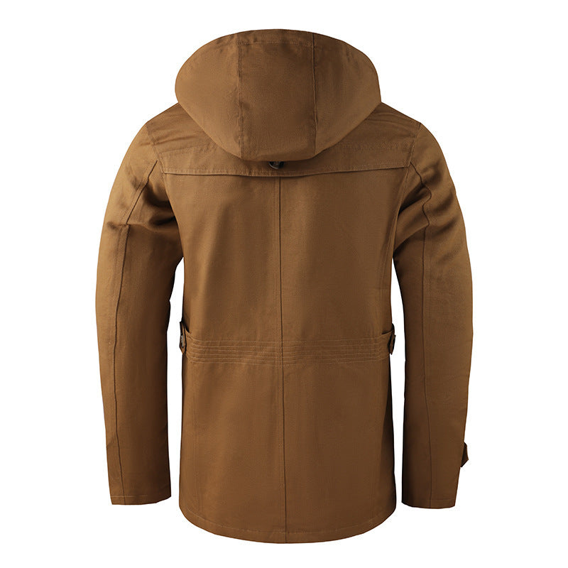 Andrés – Chaqueta casual con capucha desmontable