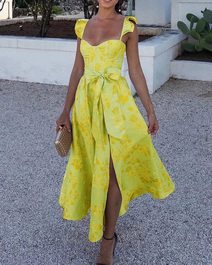Ana | Vestido con Lazo Elegante