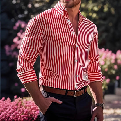 Matías - Camisa abotonada de rayas
