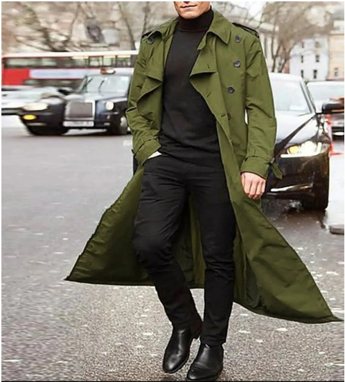 Viriato | Trench coat masculino casual y a la moda