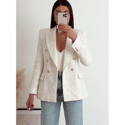 Zarah | Blazer estructurado para mujer con doble botonadura