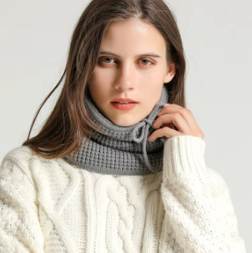 Beathryz | Bufanda de cuello anillo tejida de moda de invierno