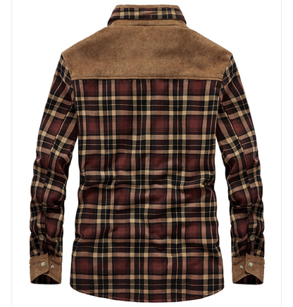 Ethan – Sobrecamisa Acolchada con Forro de Borrego Hombre