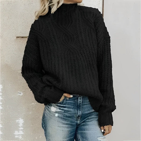 Emma – Jersey de Punto Grueso con Diseño Trenzado