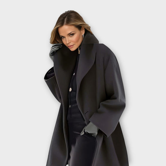 Marina - Abrigo oversize de lana mujer