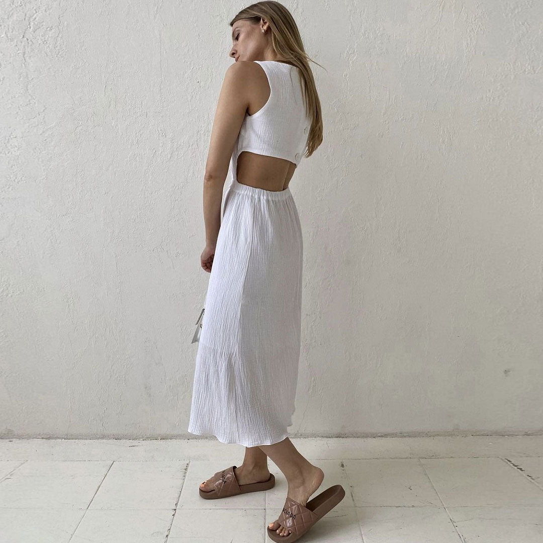 Catalina | Vestido midi informal de verano