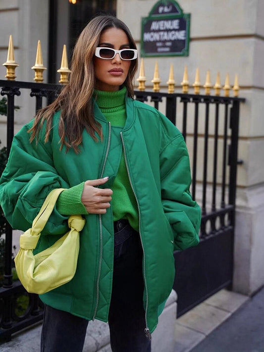 Valentina – Chaqueta Acolchada Oversize para Mujer