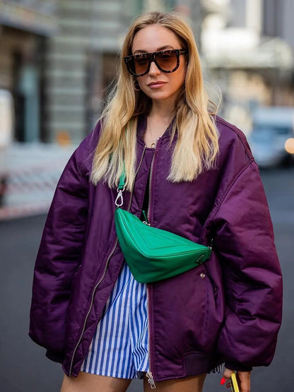 Valentina – Chaqueta Acolchada Oversize para Mujer