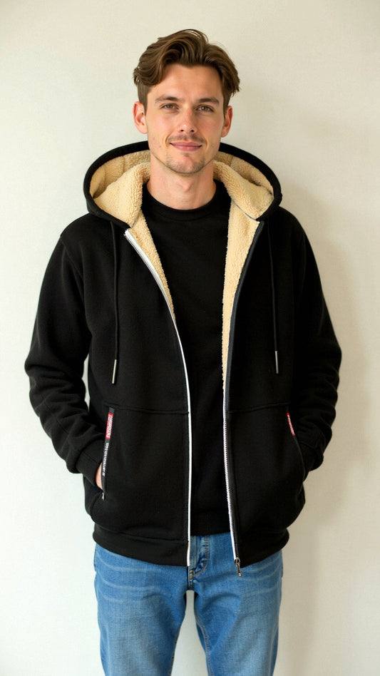 Kristoffer - Weiche und warme Herrenjacke - Winterjacken - Schwarz - Müller Mode