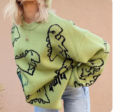 Karmynn | Suéter tejido holgado y oversized de los 90s